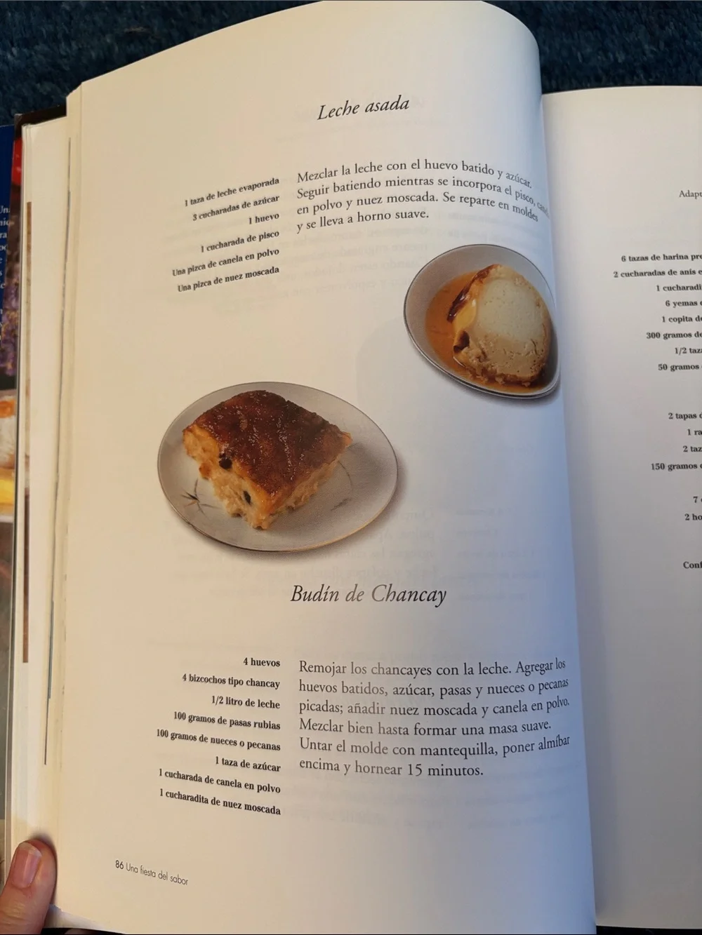 Rare find! Una fiesta del sabor: El Perú y sus comidas - Cookbook in Spanish.